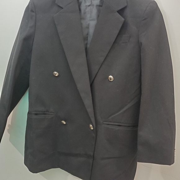 POLO double breasted black retro blazer - Picture 7 of 10